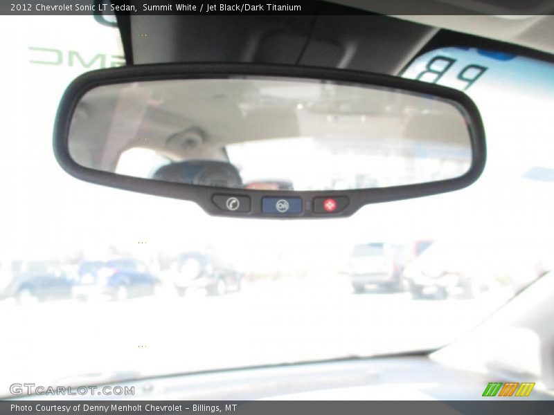 Summit White / Jet Black/Dark Titanium 2012 Chevrolet Sonic LT Sedan