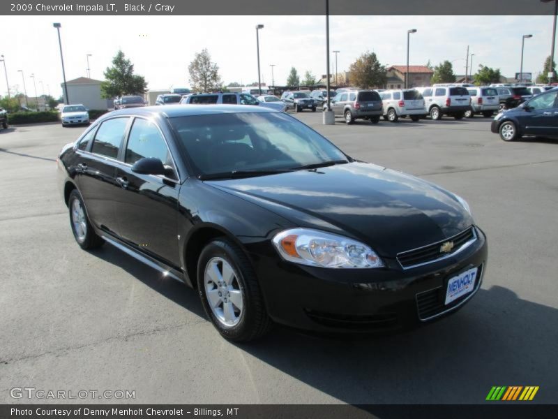 Black / Gray 2009 Chevrolet Impala LT