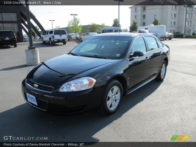 Black / Gray 2009 Chevrolet Impala LT