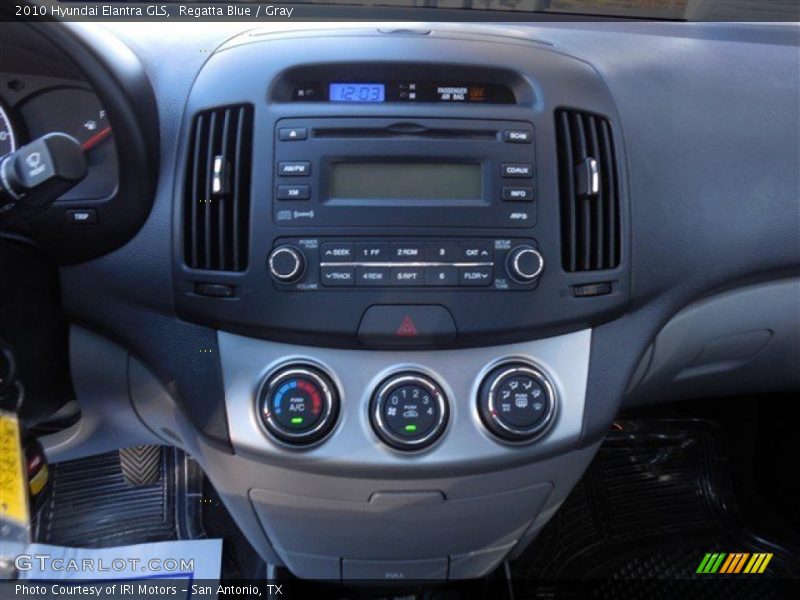 Regatta Blue / Gray 2010 Hyundai Elantra GLS