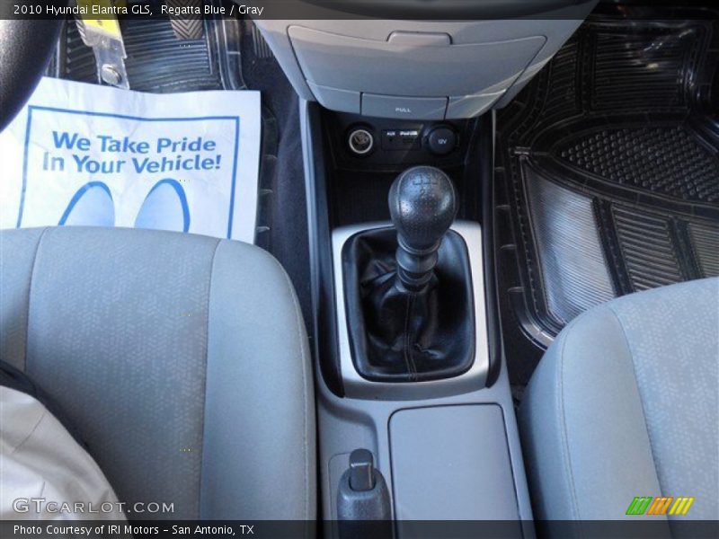 Regatta Blue / Gray 2010 Hyundai Elantra GLS