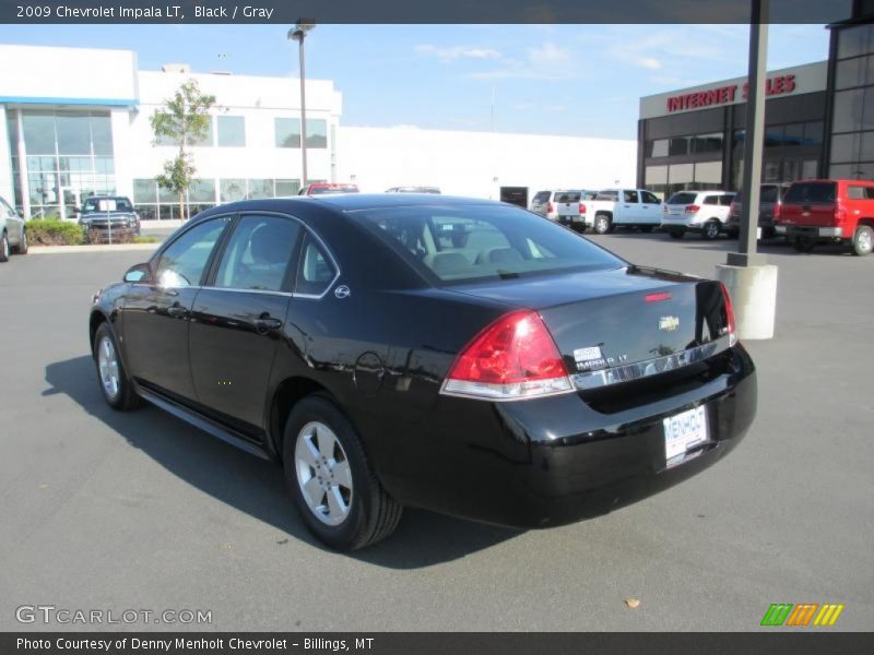 Black / Gray 2009 Chevrolet Impala LT