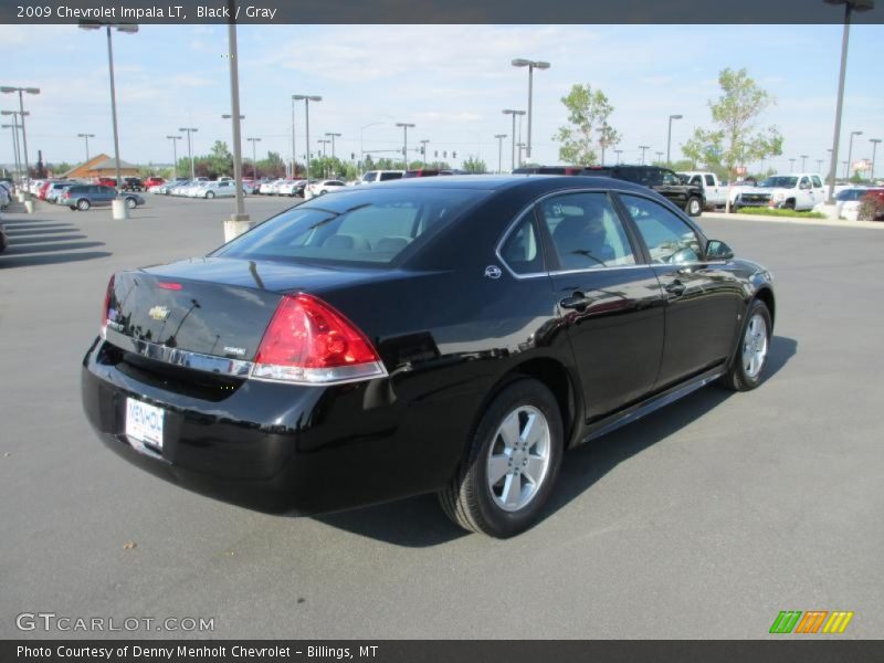 Black / Gray 2009 Chevrolet Impala LT