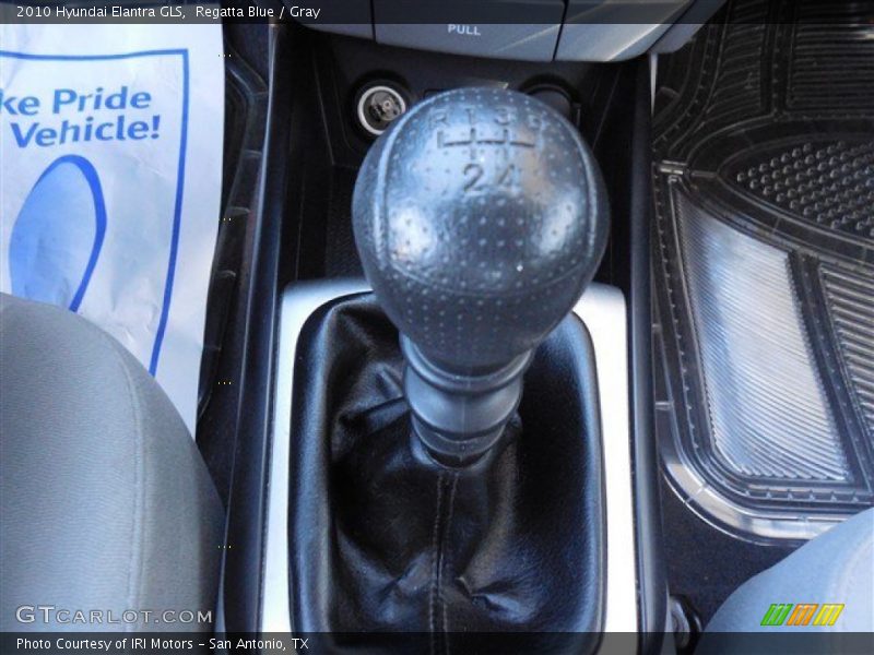 Regatta Blue / Gray 2010 Hyundai Elantra GLS