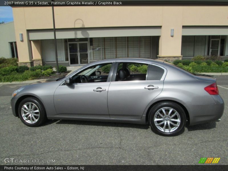 Platinum Graphite Metallic / Graphite Black 2007 Infiniti G 35 x Sedan