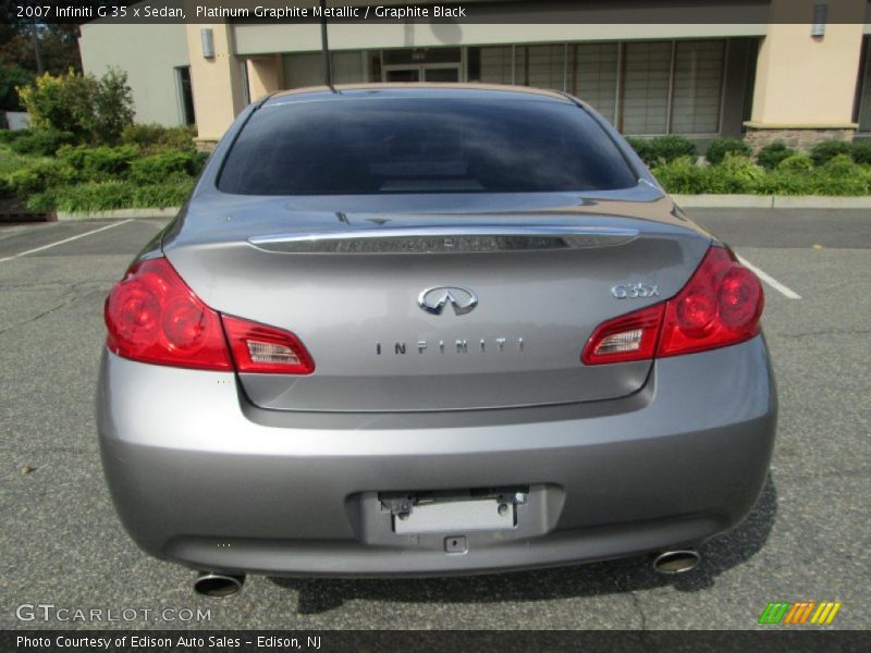 Platinum Graphite Metallic / Graphite Black 2007 Infiniti G 35 x Sedan