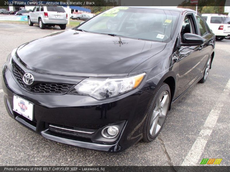 Attitude Black Metallic / Black 2012 Toyota Camry SE