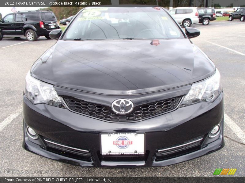 Attitude Black Metallic / Black 2012 Toyota Camry SE