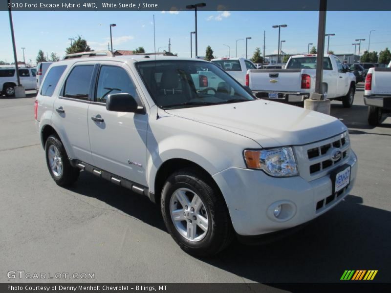 White Suede / Stone 2010 Ford Escape Hybrid 4WD