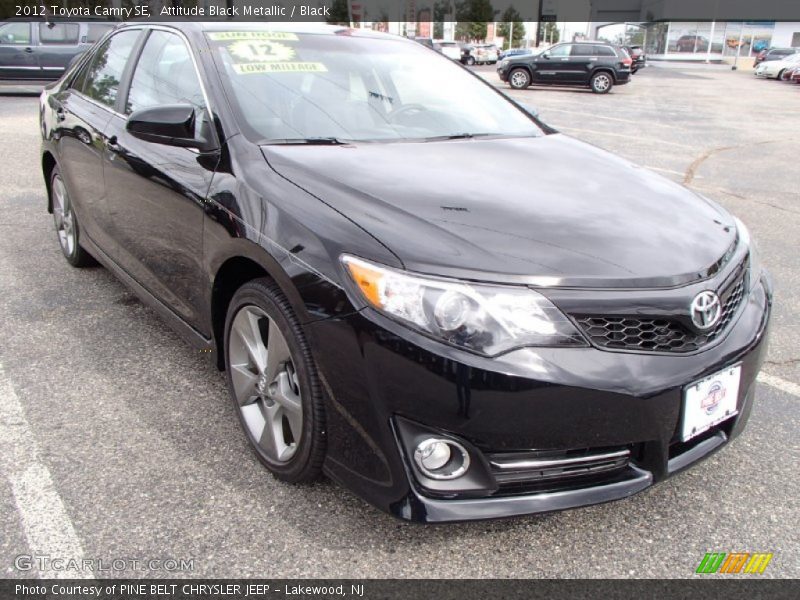 Attitude Black Metallic / Black 2012 Toyota Camry SE