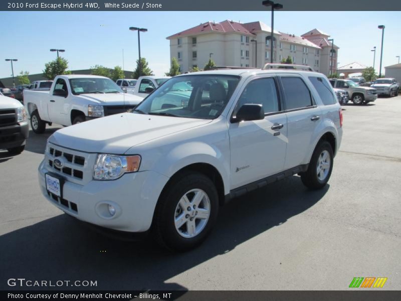 White Suede / Stone 2010 Ford Escape Hybrid 4WD