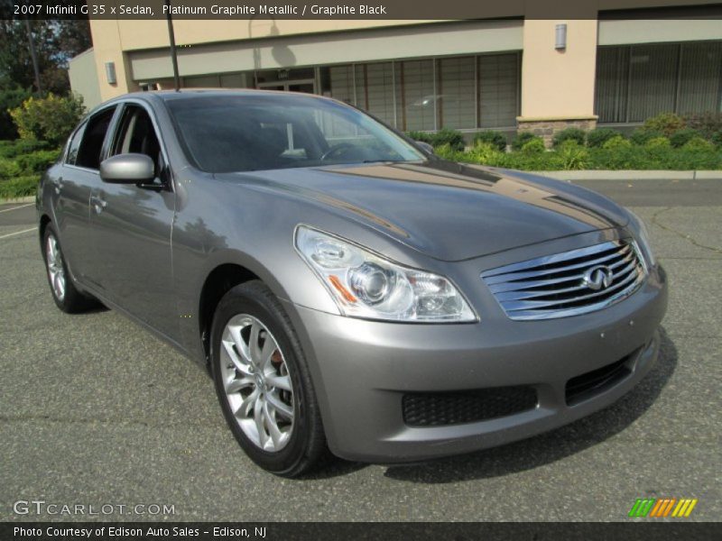 Front 3/4 View of 2007 G 35 x Sedan