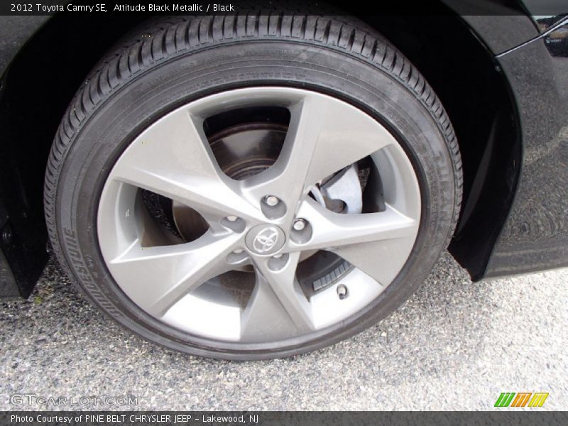 Attitude Black Metallic / Black 2012 Toyota Camry SE