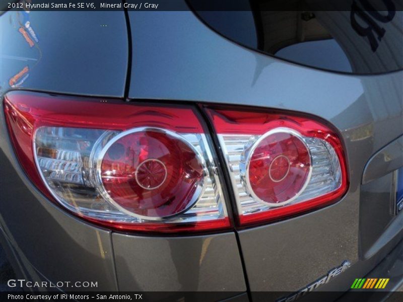 Mineral Gray / Gray 2012 Hyundai Santa Fe SE V6