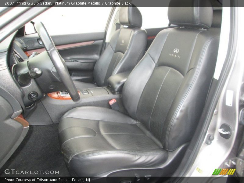 Platinum Graphite Metallic / Graphite Black 2007 Infiniti G 35 x Sedan