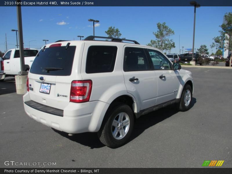 White Suede / Stone 2010 Ford Escape Hybrid 4WD