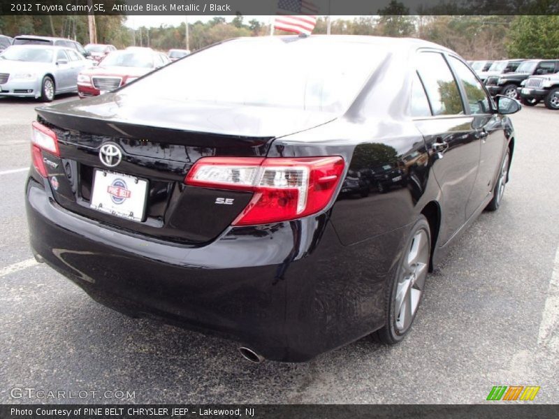 Attitude Black Metallic / Black 2012 Toyota Camry SE