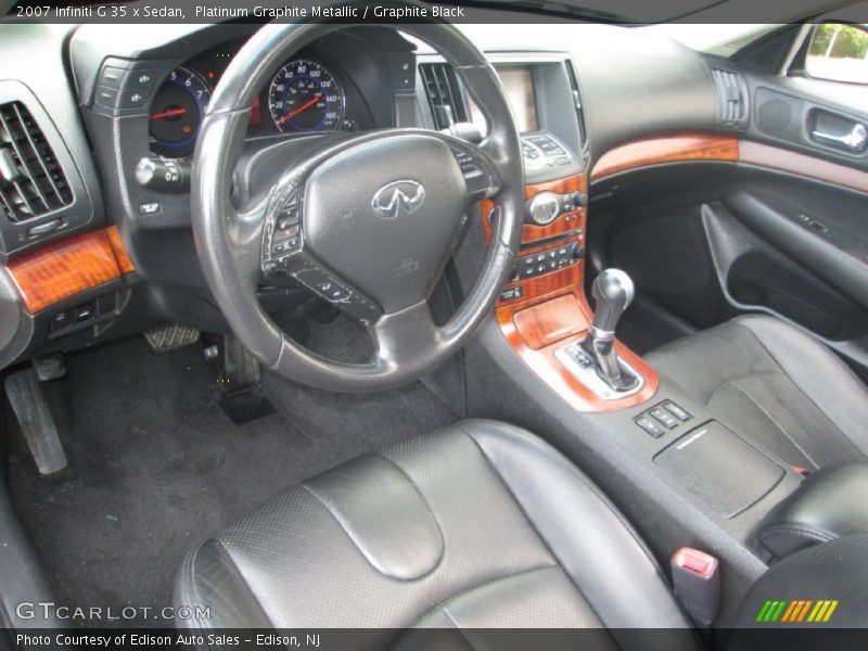  2007 G 35 x Sedan Graphite Black Interior