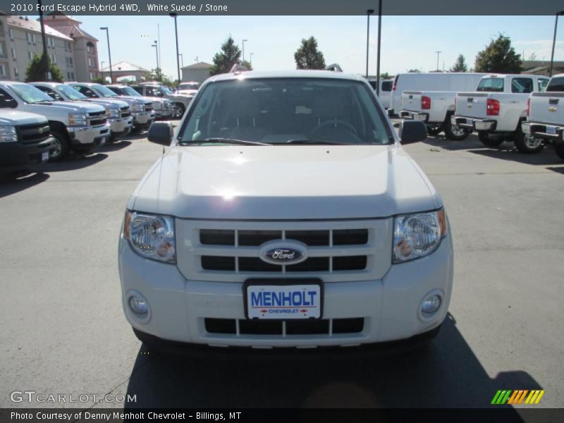 White Suede / Stone 2010 Ford Escape Hybrid 4WD