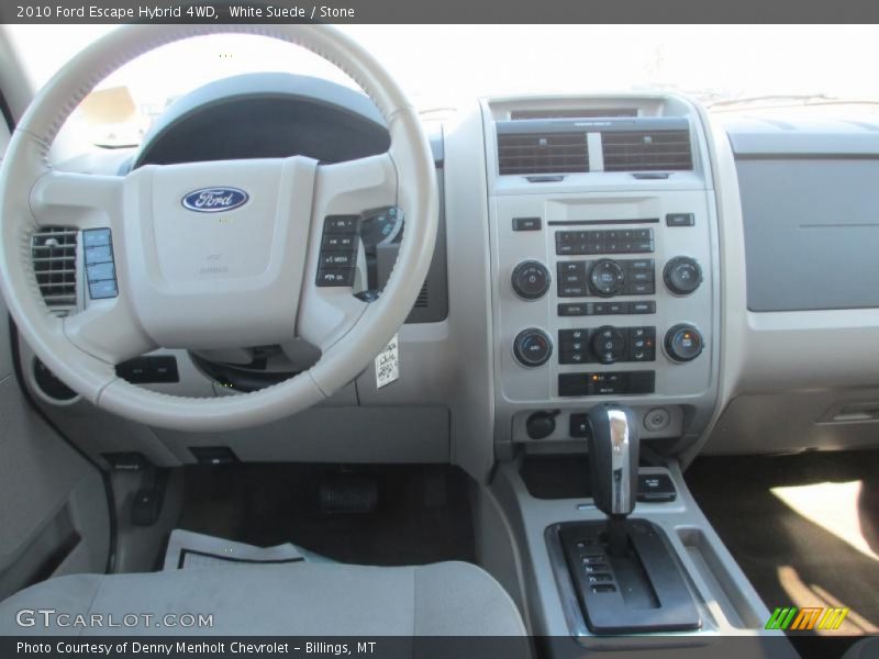 White Suede / Stone 2010 Ford Escape Hybrid 4WD
