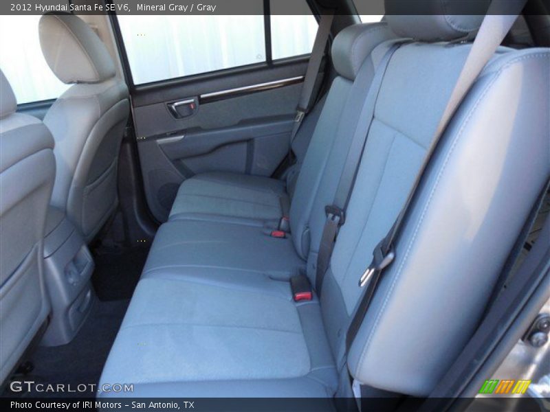 Mineral Gray / Gray 2012 Hyundai Santa Fe SE V6
