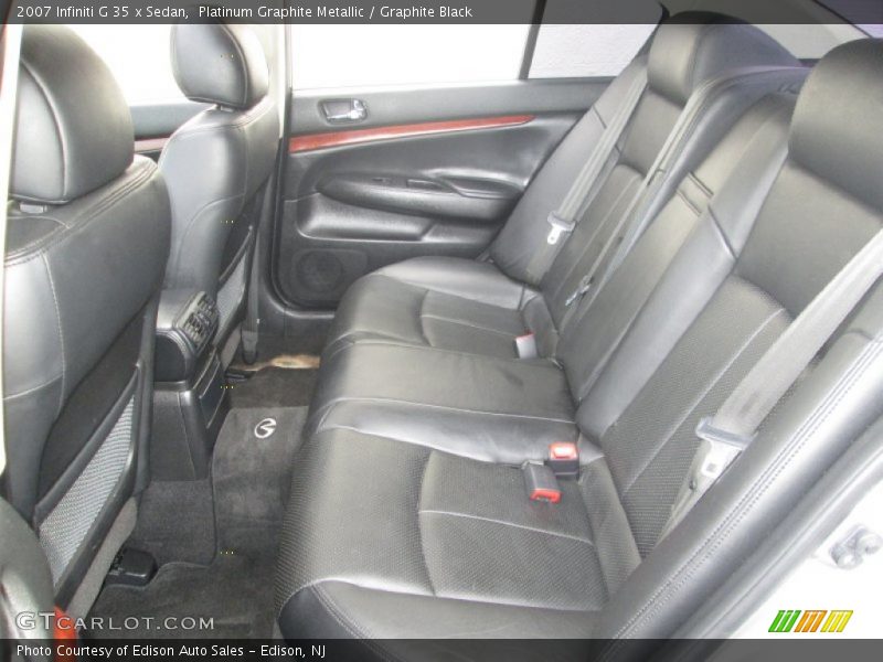 Rear Seat of 2007 G 35 x Sedan