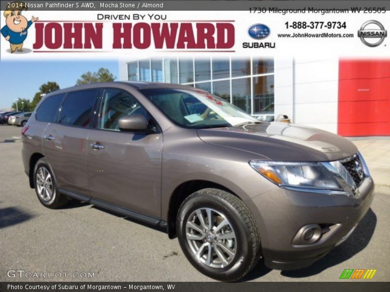 Mocha Stone / Almond 2014 Nissan Pathfinder S AWD