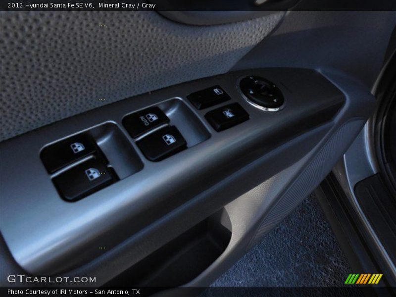 Mineral Gray / Gray 2012 Hyundai Santa Fe SE V6