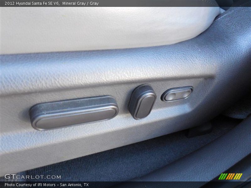 Mineral Gray / Gray 2012 Hyundai Santa Fe SE V6