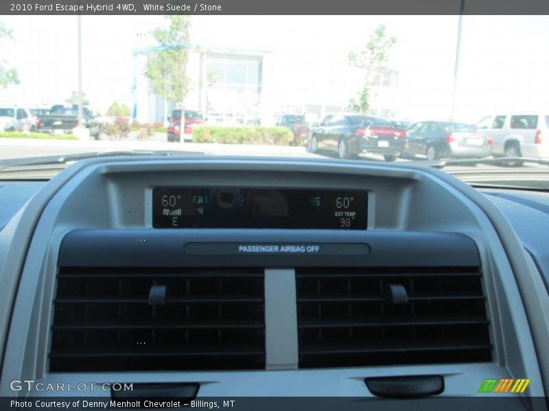 White Suede / Stone 2010 Ford Escape Hybrid 4WD