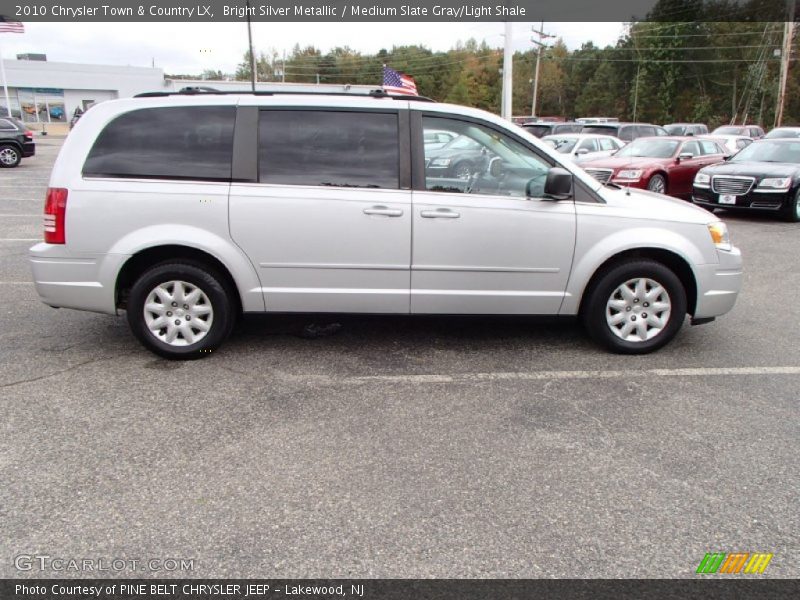 Bright Silver Metallic / Medium Slate Gray/Light Shale 2010 Chrysler Town & Country LX