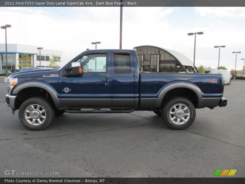  2011 F350 Super Duty Lariat SuperCab 4x4 Dark Blue Pearl