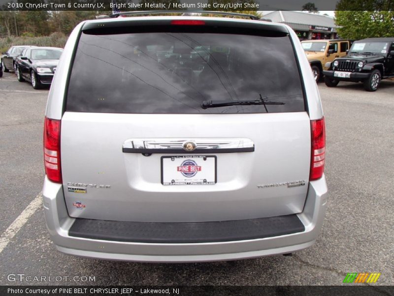 Bright Silver Metallic / Medium Slate Gray/Light Shale 2010 Chrysler Town & Country LX