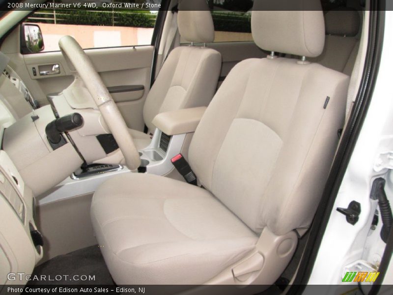 Front Seat of 2008 Mariner V6 4WD