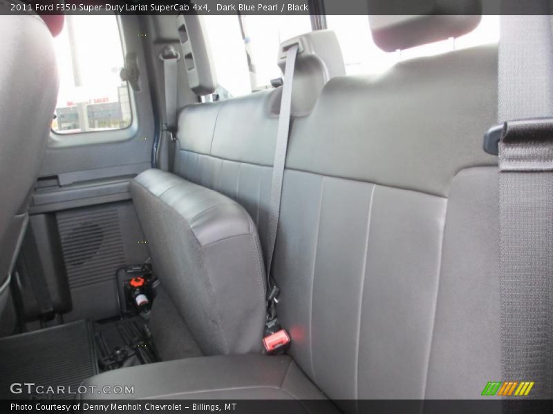 Dark Blue Pearl / Black 2011 Ford F350 Super Duty Lariat SuperCab 4x4