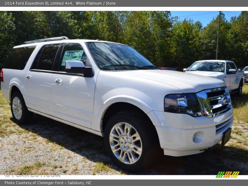 White Platinum / Stone 2014 Ford Expedition EL Limited 4x4