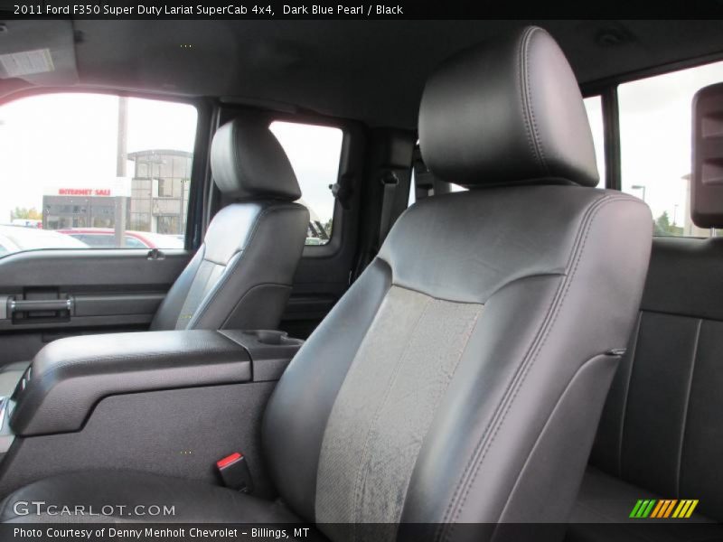 Front Seat of 2011 F350 Super Duty Lariat SuperCab 4x4