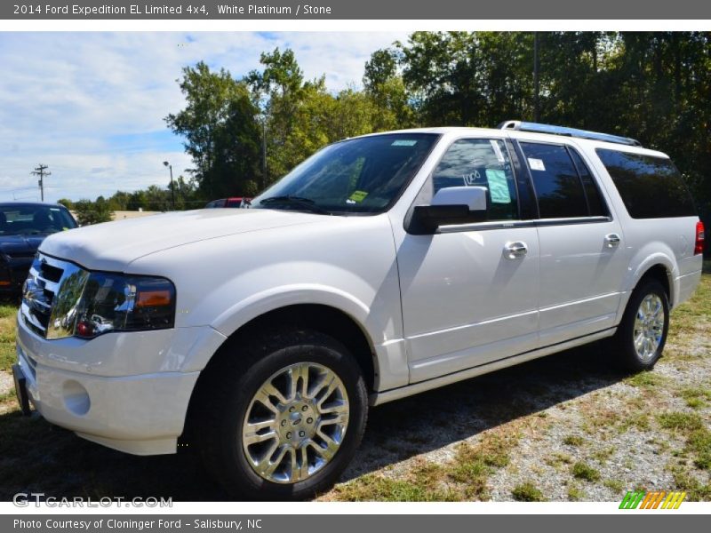 White Platinum / Stone 2014 Ford Expedition EL Limited 4x4