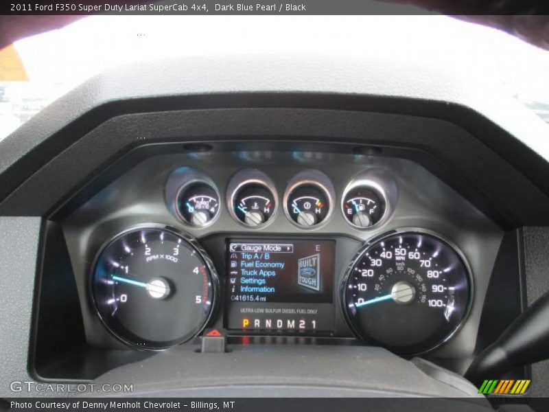  2011 F350 Super Duty Lariat SuperCab 4x4 Lariat SuperCab 4x4 Gauges
