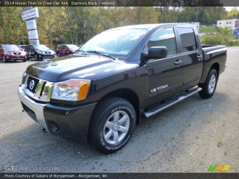 Espresso Black / Almond 2014 Nissan Titan SV Crew Cab 4x4