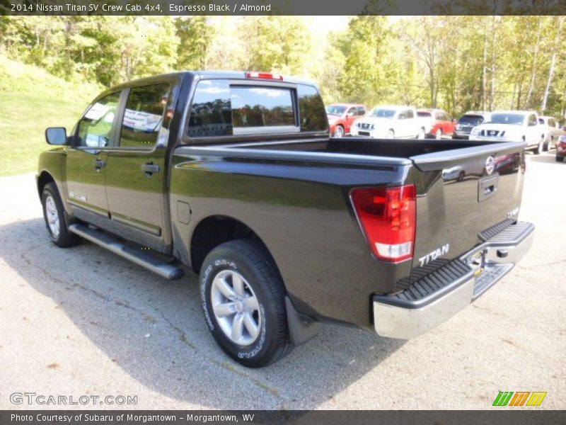 Espresso Black / Almond 2014 Nissan Titan SV Crew Cab 4x4