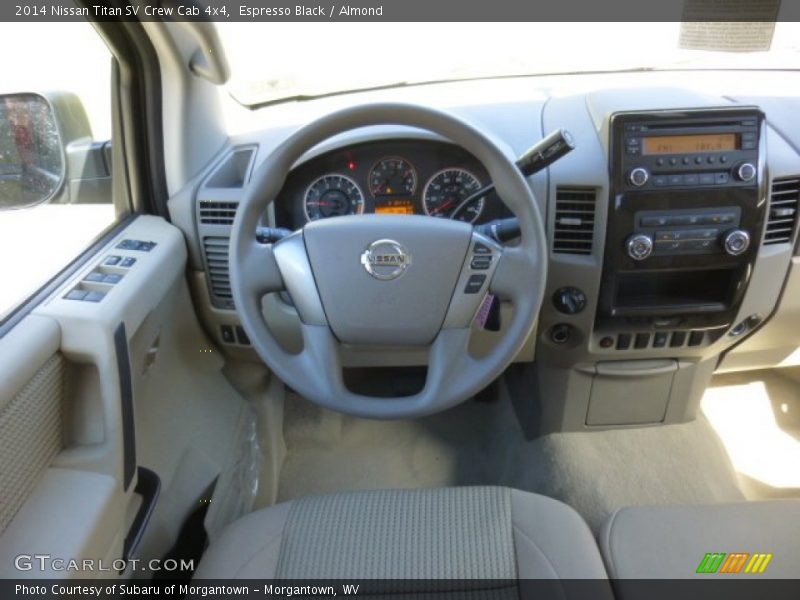 Espresso Black / Almond 2014 Nissan Titan SV Crew Cab 4x4