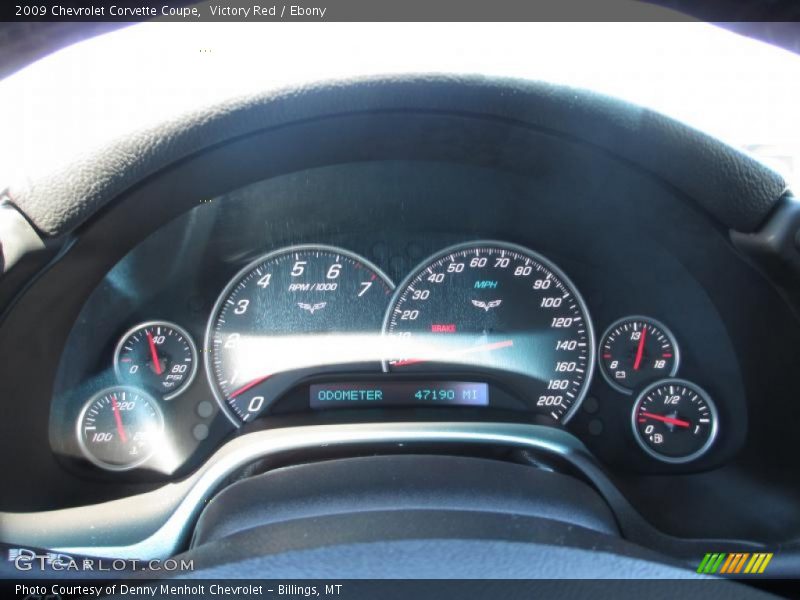  2009 Corvette Coupe Coupe Gauges