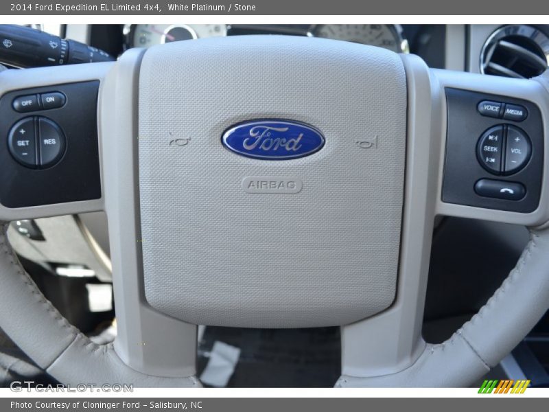 White Platinum / Stone 2014 Ford Expedition EL Limited 4x4