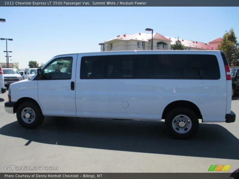 Summit White / Medium Pewter 2013 Chevrolet Express LT 3500 Passenger Van