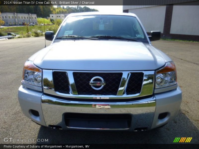 Brilliant Silver / Charcoal 2014 Nissan Titan SV Crew Cab 4x4