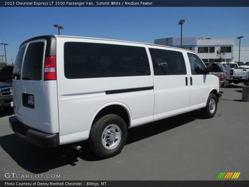 Summit White / Medium Pewter 2013 Chevrolet Express LT 3500 Passenger Van