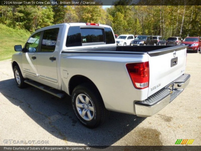 Brilliant Silver / Charcoal 2014 Nissan Titan SV Crew Cab 4x4