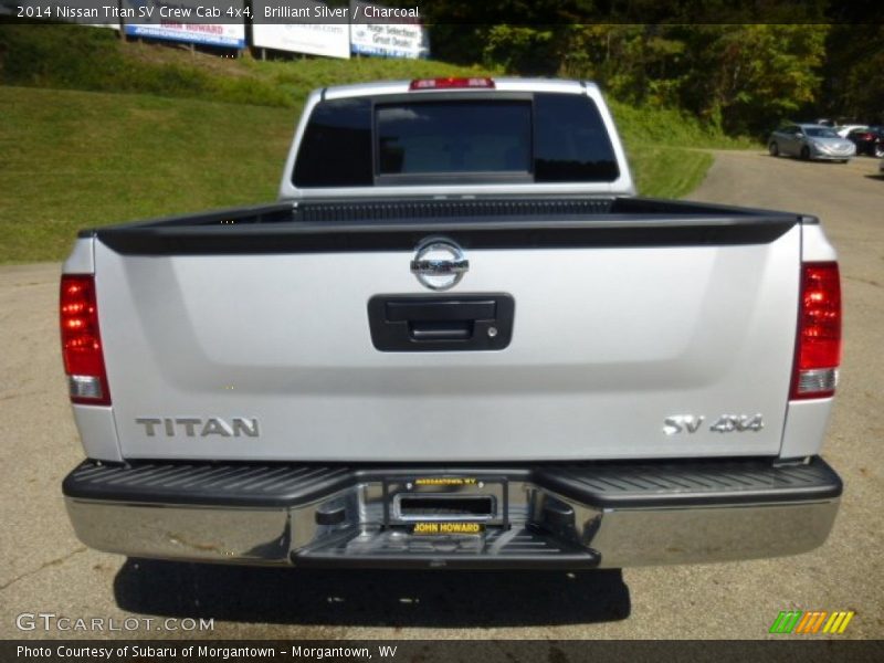 Brilliant Silver / Charcoal 2014 Nissan Titan SV Crew Cab 4x4