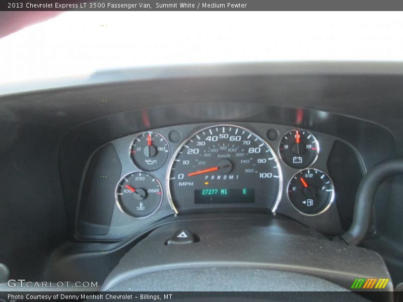Summit White / Medium Pewter 2013 Chevrolet Express LT 3500 Passenger Van